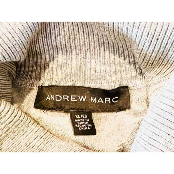 Andrew Marc soft gray turtleneck pullover sweater - Size XL - Picture 4 of 6